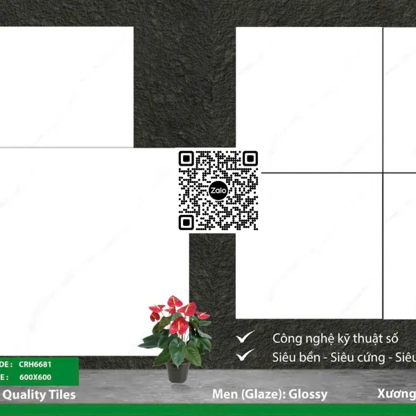 Gạch Đá 80x80 Ốp Lát Giá Rẻ trắng vân khói CRH8891