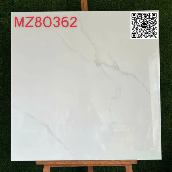 Gạch Đá 80x80 Ốp Lát Giá Rẻ trắng vân khói MZ80362
