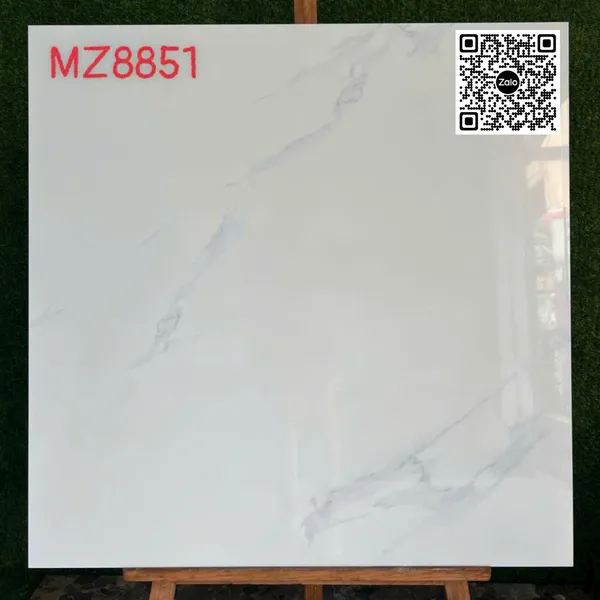 Gạch Đá 80x80 Ốp Lát Giá Rẻ trắng vân khói MZ8851
