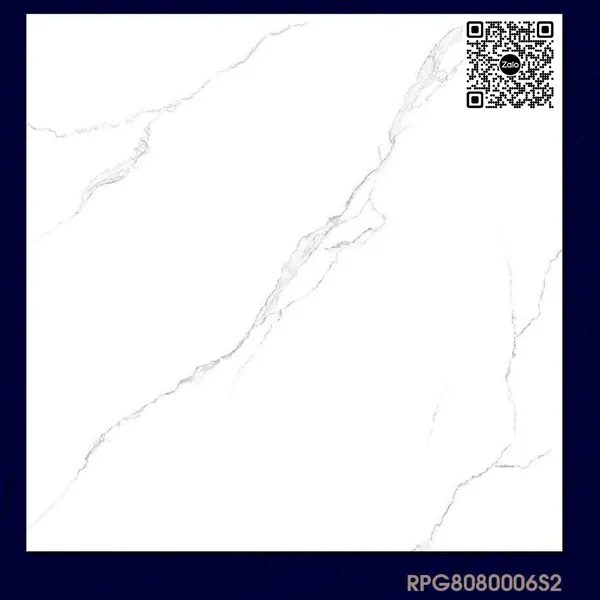 Gạch Đá 80x80 Ốp Lát Giá Rẻ trắng vân khói RPG8080006S2