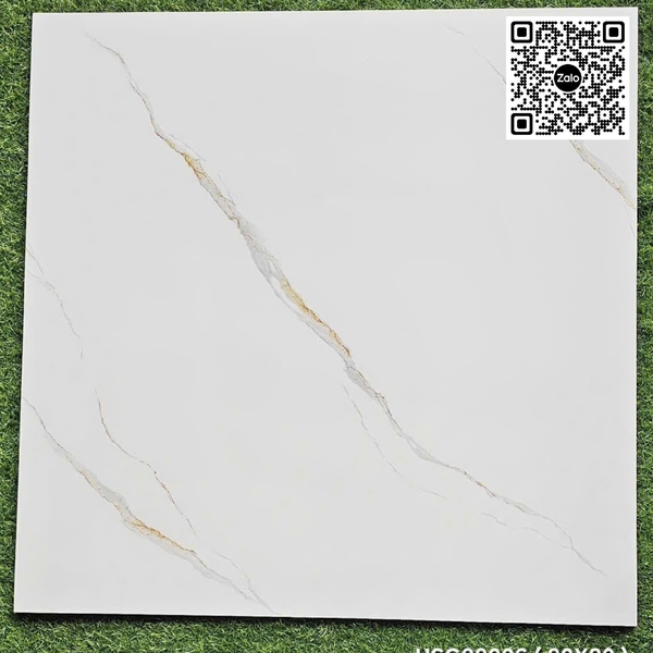 Gạch Đá 80x80 Ốp Lát Trang Trí Giá Rẻ trắng vân khói USG88006