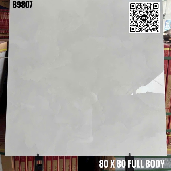 Gạch Đá 80x80 Ốp Lát Trang Trí Giá Rẻ trắng vân mây 89807