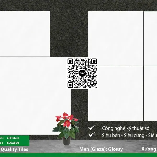 Gạch Đá 80x80 Ốp Lát Giá Rẻ trắng vân mây CRH8892