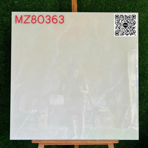 Gạch Đá 80x80 Ốp Lát Giá Rẻ vàng vân trắng MZ80363
