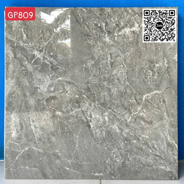 Gạch Đá 80x80 Ốp Lát Giá Rẻ Viglacera xám vân trắng GP809