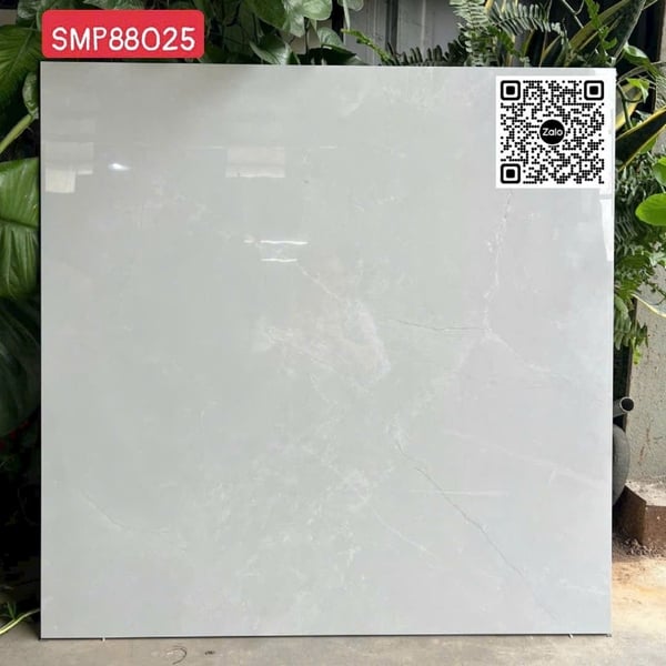 Gạch Đá 80x80 Ốp Lát Trang Trí Giá Rẻ xám nhạt SMP88025
