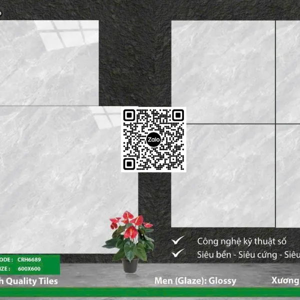 Gạch Đá 80x80 Ốp Lát Giá Rẻ xám vân đá CRH8889