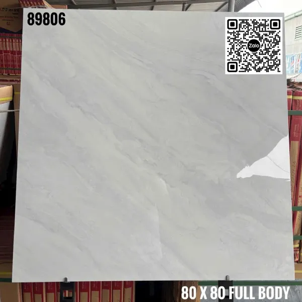 Gạch Đá 80x80 Ốp Lát Giá Rẻ xám vân mây 89806
