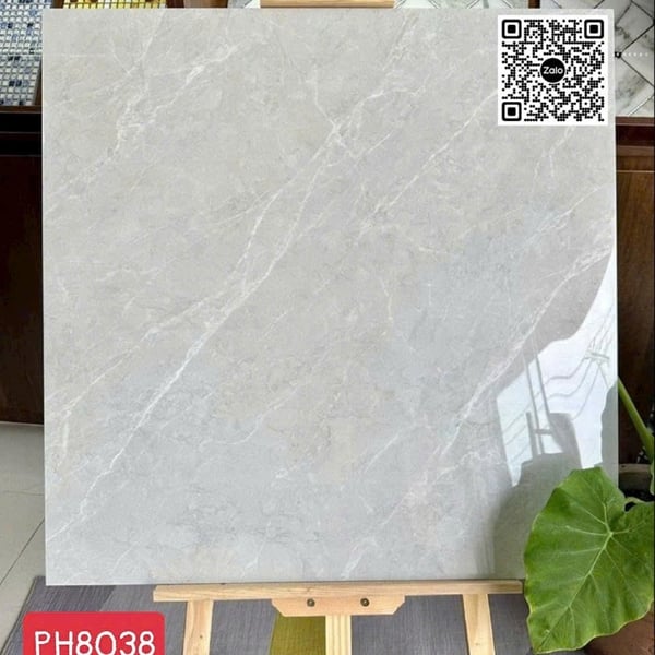 Gạch Đá 80x80 Ốp Lát Giá Rẻ xám vân trắng PH8038