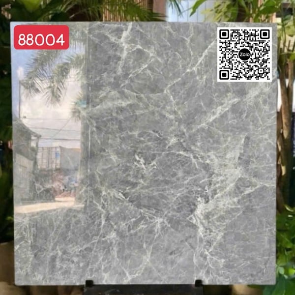 Gạch Đá 80x80 Ốp Lát Giá Rẻ xám vân trắng 88004