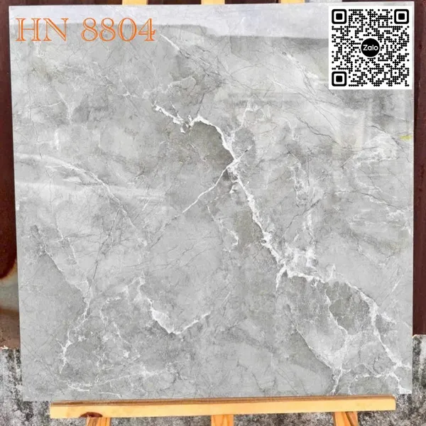 Gạch Đá 80x80 Ốp Lát Giá Rẻ xám vân trắng 8804