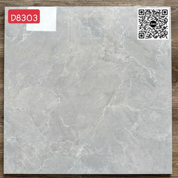 Gạch Đá 80x80 Ốp Lát Giá Rẻ xám vân trắng D8303