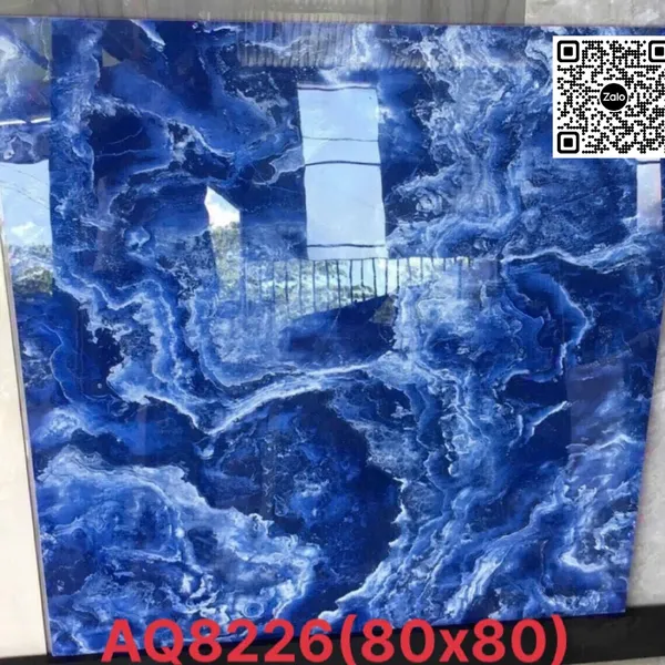 Gạch Đá 80x80 Ốp Lát Giá Rẻ xanh coban AQ8226