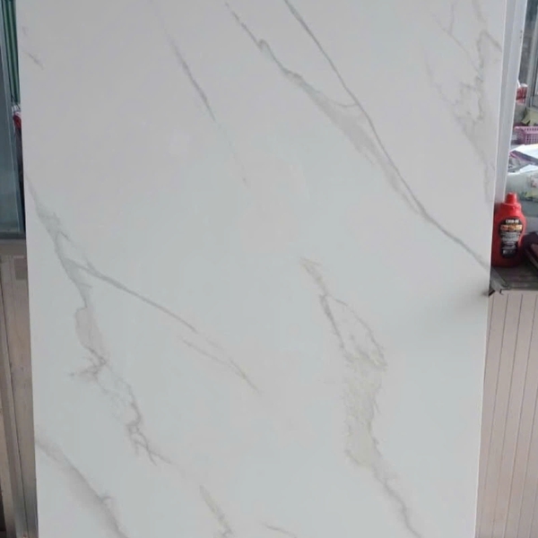 Gạch Đá 90x180 Ốp Lát Trung Quốc trắng vân khói 91808