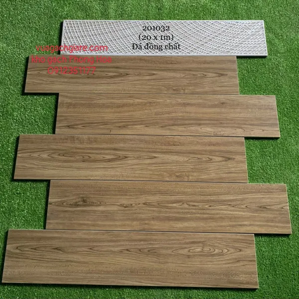 Gạch Đá Đồng Chất Giả Gỗ 20x100 Trung Quốc nâu đất 201032