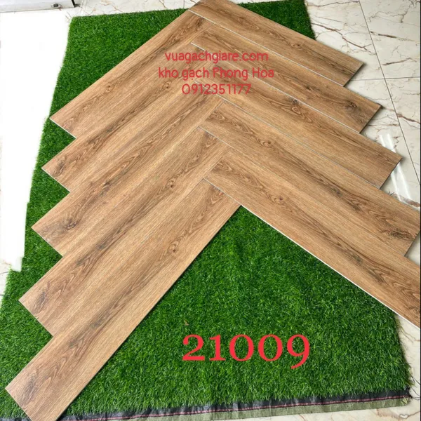 Gạch Đá Đồng Chất Giả Gỗ 20x100 Trung Quốc nâu đất 21009