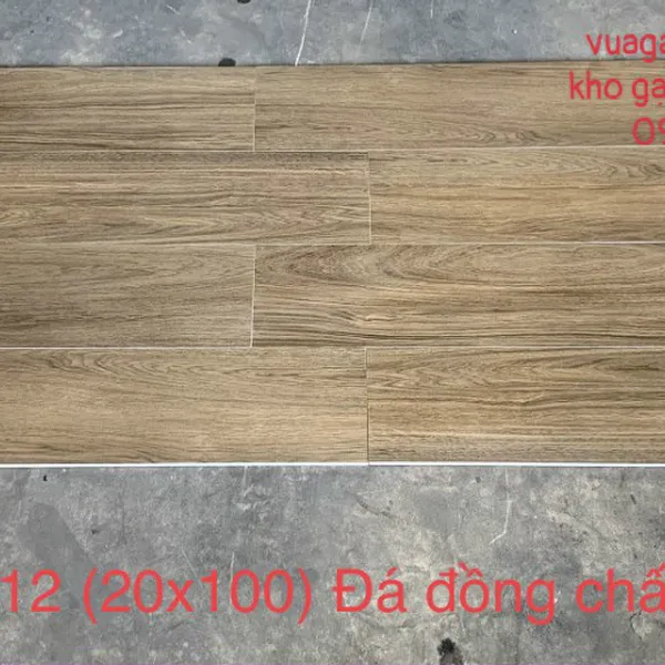 Gạch Đá Đồng Chất Giả Gỗ 20x100 Trung Quốc nâu đất DM200512