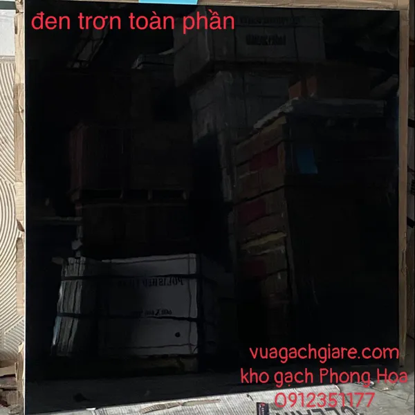 Gạch Đá Lát Nền 100x100 Trung Quốc đen trơn