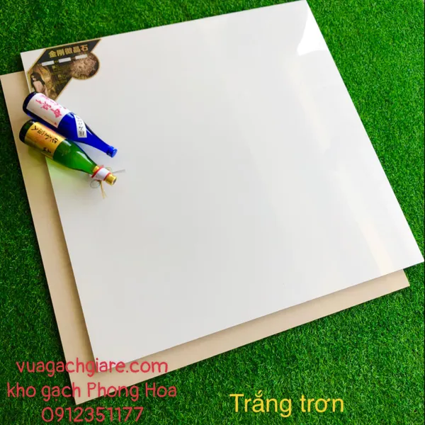Gạch Đá Lát Nền 100x100 Trung Quốc trắng trơn