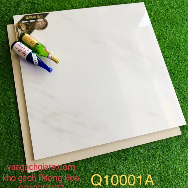 Gạch Đá Lát Nền 100x100 Trung Quốc trắng vân khói Q10001A