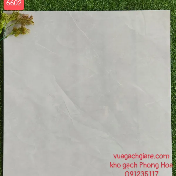 Gạch Đá Lát Nền 60x60 xám vân đá 6602