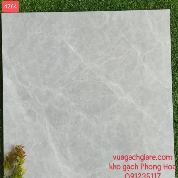 Gạch Đá Lát Nền 60x60 xám vân mạng nhện 4264