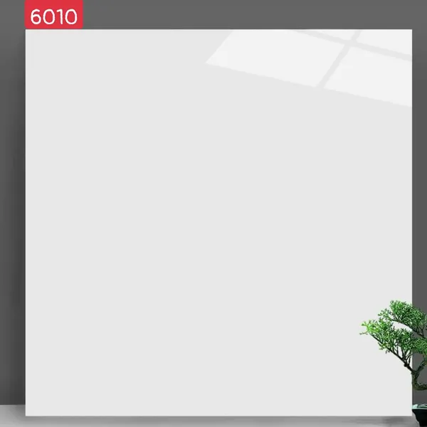 Gạch Đá Lát Nền 60x60 Catalan trắng trơn 6010