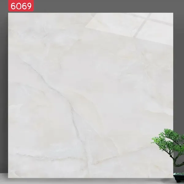 Gạch Đá Lát Nền 60x60 Catalan trắng vân đá 6069