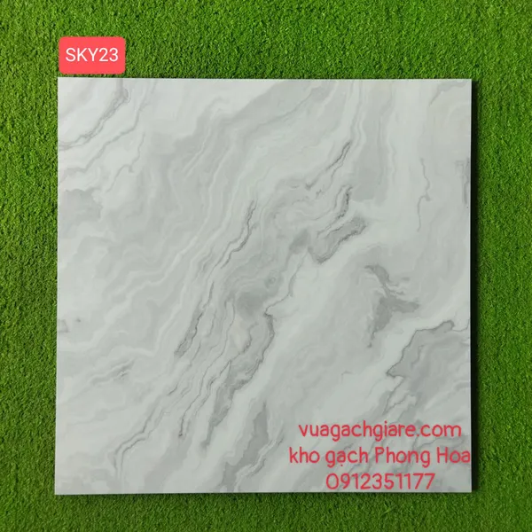 Gạch Đá Lát Nền 60x60 Hoàng Gia - Royal vân màu xám SKY23