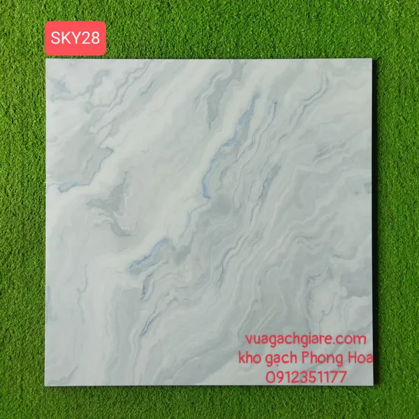 Gạch Đá Lát Nền 60x60 Hoàng Gia - Royal vân xám xanh SKY28