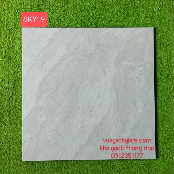 Gạch Đá Lát Nền 60x60 Hoàng Gia - Royal xám vân đá SKY19