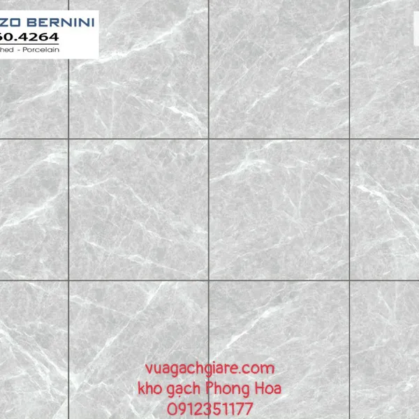 Gạch Đá Lát Nền 60x60 xám vân mạng nhện 4264