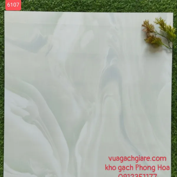 Gạch Đá Lát Nền 60x60 xanh ngọc 6107