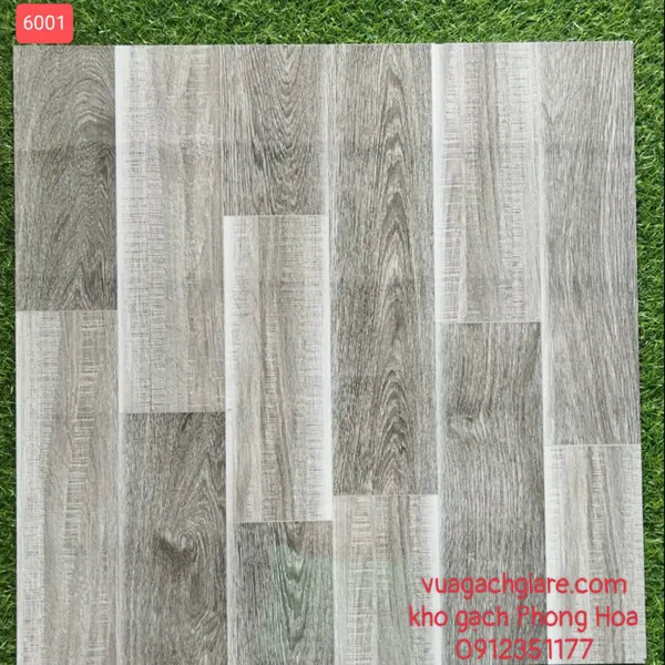 Gạch Đá Lát Nền 60x60 Santo vân gỗ xám 6001