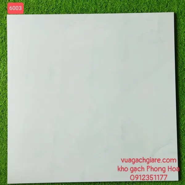 Gạch Đá Lát Nền 60x60 Giá Rẻ trắng vân mây 6003