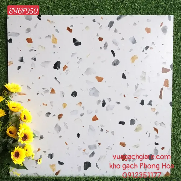 Gạch Đá Mờ Ốp Lát 60x60 Trung Quốc Terrazzo SY6F950