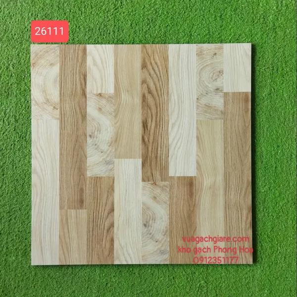 Gạch Đá Ốp Lát 60x60 vân gỗ vàng 26111