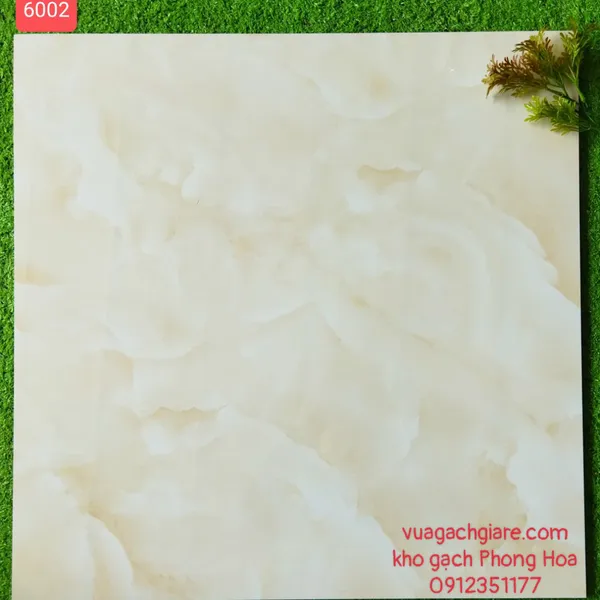Gạch Đá Lát Nền 60x60 Giá Rẻ vàng kem vân mây 6002