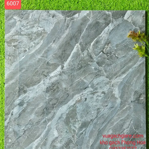 Gạch Đá Lát Nền 60x60 Giá Rẻ xám vân đá 6007