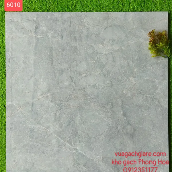 Gạch Đá Lát Nền 60x60 Giá Rẻ xám vân đá 6010