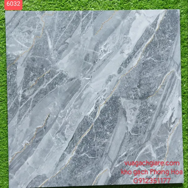 Gạch Đá Lát Nền 60x60 xám vân đá 6032