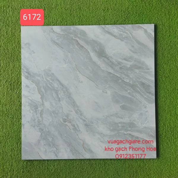 Gạch Đá Ốp Lát 60x60 xám vân đá 6172