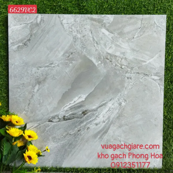 Gạch Đá Lát Nền 80x80 và 60x60 xám vân đá 8629 - 6629