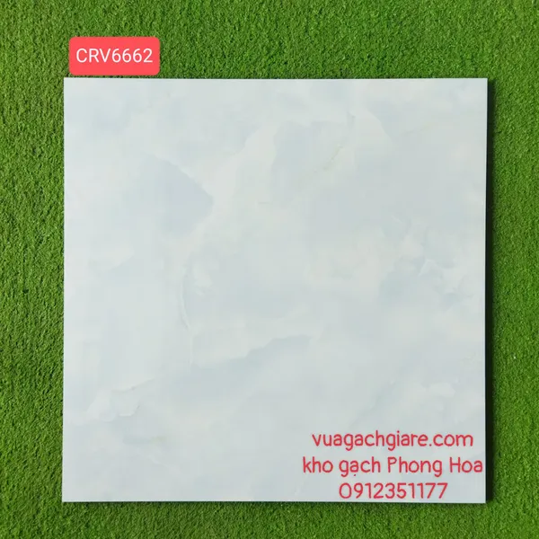 Gạch Đá Ốp Lát 60x60 Luxury xanh dương vân mây CRV6662