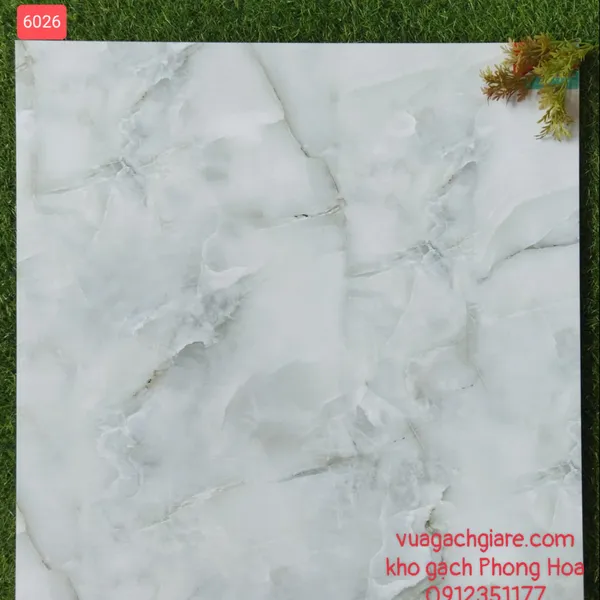 Gạch Đá Lát Nền 60x60 xanh vân đá 6026