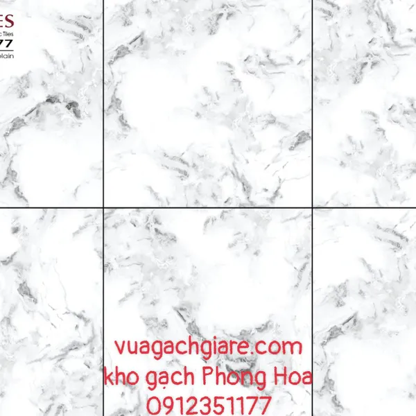 Gạch Đá Lát Nền 80x80 Amygres trắng vân xám 9877