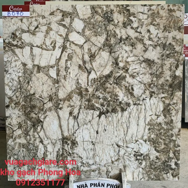Gạch Đá Lát Nền 80x80 Catalan vân đá 8070
