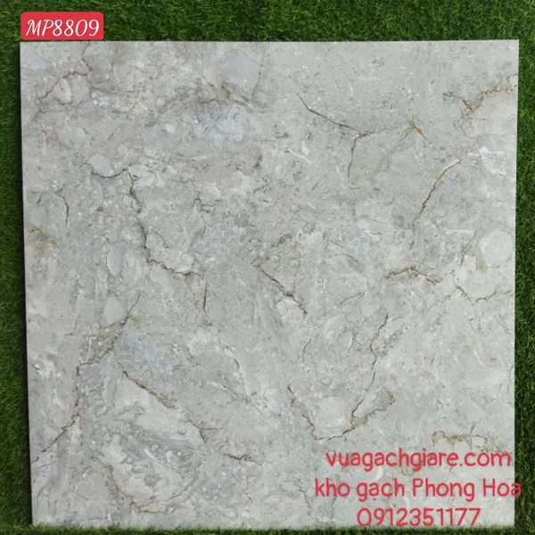 Gạch Đá Lát Nền 80x80 Mikado xám vân đá MP8809