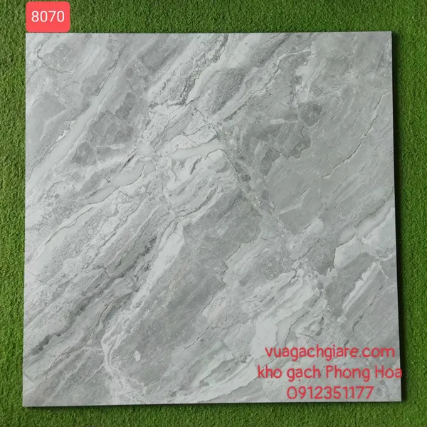 Gạch Đá Ốp Lát 80x80 Rimini xám vân đá R8070
