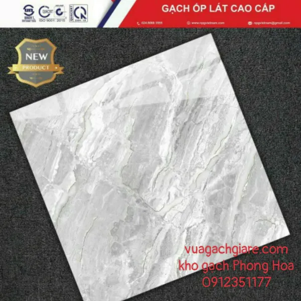 Gạch Đá Ốp Lát 80x80 Rimini xám vân đá R8070